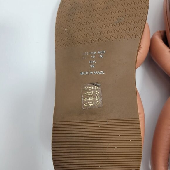 Anthropologie Vicenza Women's Puffy Marshmallow Muted Pink Sandals Size 10 - Picture 8 of 11